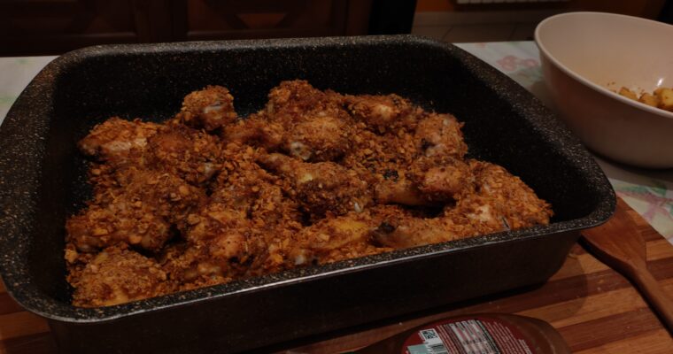 Pollo crunchy al forno